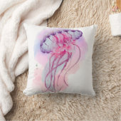 Coussin OEuvre d'aquarelle de méduses (Couverture)
