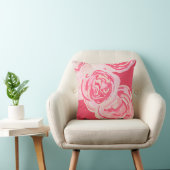 Coussin Oeuvre d'art originale - Rose (Chaise)