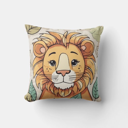 Coussin OEuvre de Lion (Recto)