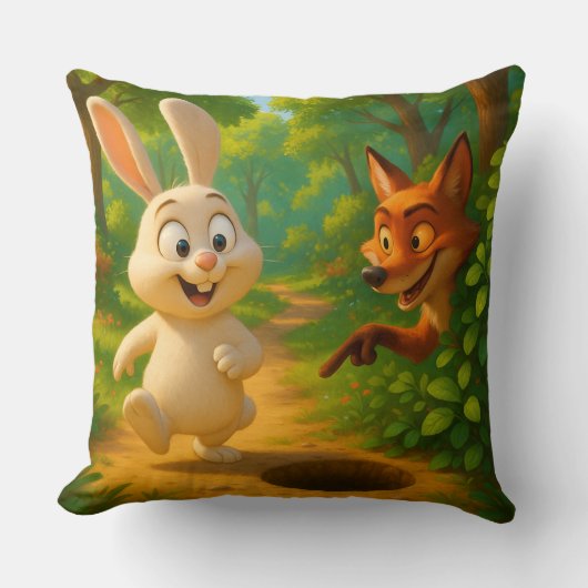 Coussin OEuvre murale futuriste - Bleu électrique et Non G (Recto)