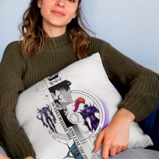 Coussin Official Solo Leveling Anime Pillow 6-Pack Set | S