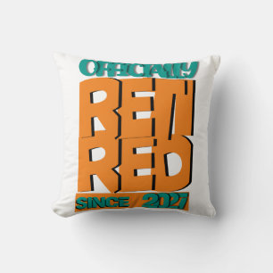 Coussin Officiellement à la retraite depuis 2027 Drôle de