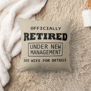 Coussin Officiellement à la retraite sous nouvelle directi