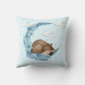 Coussin Oh, Cerf & bleu Nuages Poussière Garçon (Verso)