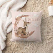 Coussin Oh, charmant Cerf & Nuages Stars Nursery Thon Pill (Couverture)