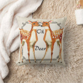 Coussin Oh Deer ou Change de dire quoi que ce soit (Couverture)
