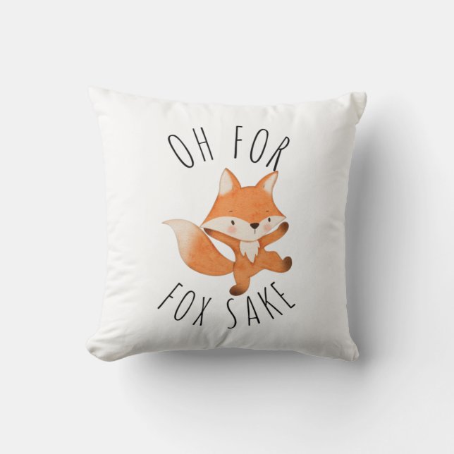Coussin Oh pour l'amour du renard         (Recto)