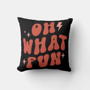 Coussin Oh, quel amusant rétro Super