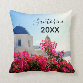 Coussin Oia Santorini, Grèce Photographie  