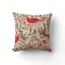 Oiseau cardinal rouge de Noël