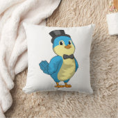 Coussin Oiseau comme chambre avec ruban (Couverture)