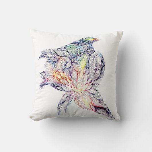 Coussin Oiseau dans son nid (Recto)