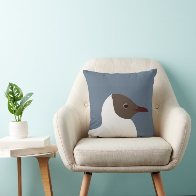 Coussin Oiseau de mer Mouette (Chaise)