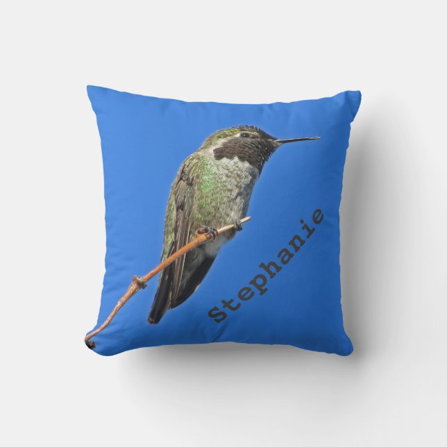 Coussin Oiseau de mer Photo Bright Blue Sky Petit oiseau (Recto)