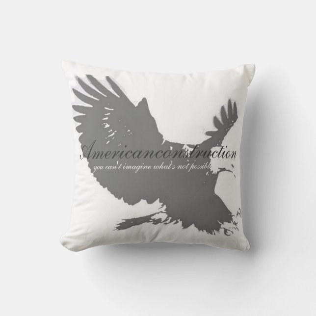Coussin Oiseau de proie (Recto)