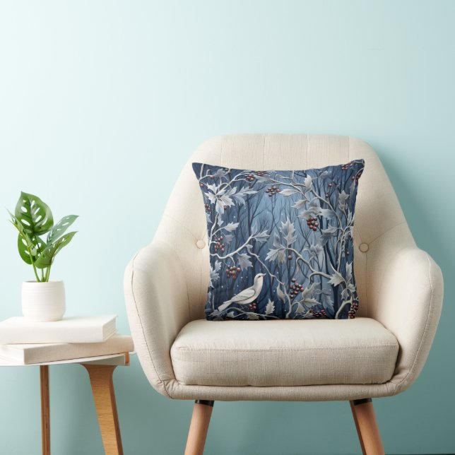 Coussin Oiseau d'hiver Holly (Chaise)