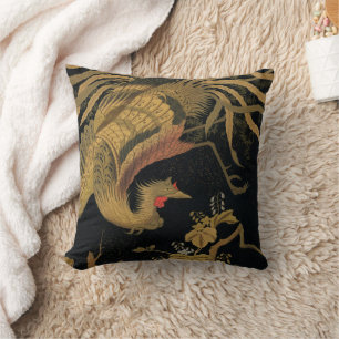 Coussin Oiseau mythique Howo d'Audsley : Phénix japonais d