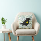 Coussin Oiseau-noir à épaules jaunes (Chaise)
