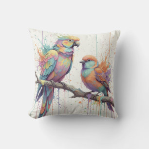 Coussin Oiseaux à gogo