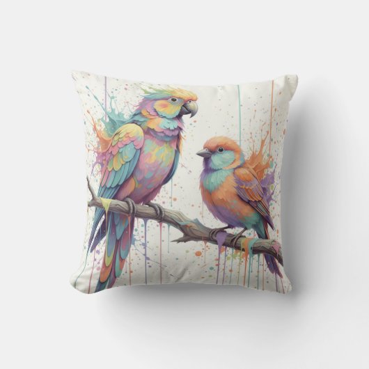 Coussin Oiseaux à gogo (Recto)