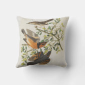 Coussin Oiseaux bleus vintages Oiseaux Observation d'oisea (Verso)