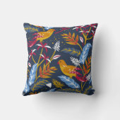 Coussin Oiseaux colorés (Verso)
