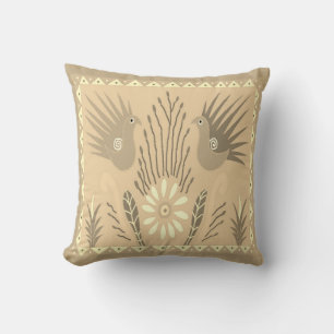 Coussin Oiseaux de Baja lancent l'oreiller