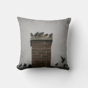 Coussin Oiseaux de Chimney