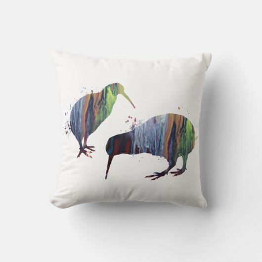 Coussin Oiseaux de kiwi (Recto)