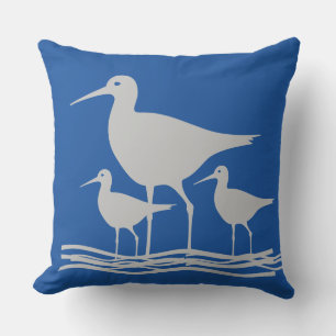 Coussin Oiseaux de l'océan de Sandpiper