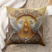 Coussin Oiseaux de mariage Bagues & Amour (Couverture)