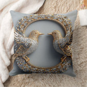 Coussin Oiseaux de Mariage Romance (Couverture)