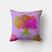 Coussin Oiseaux des arbres vêpres (Verso)