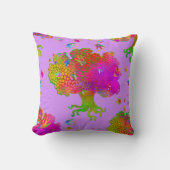 Coussin Oiseaux des arbres vêpres (Recto)