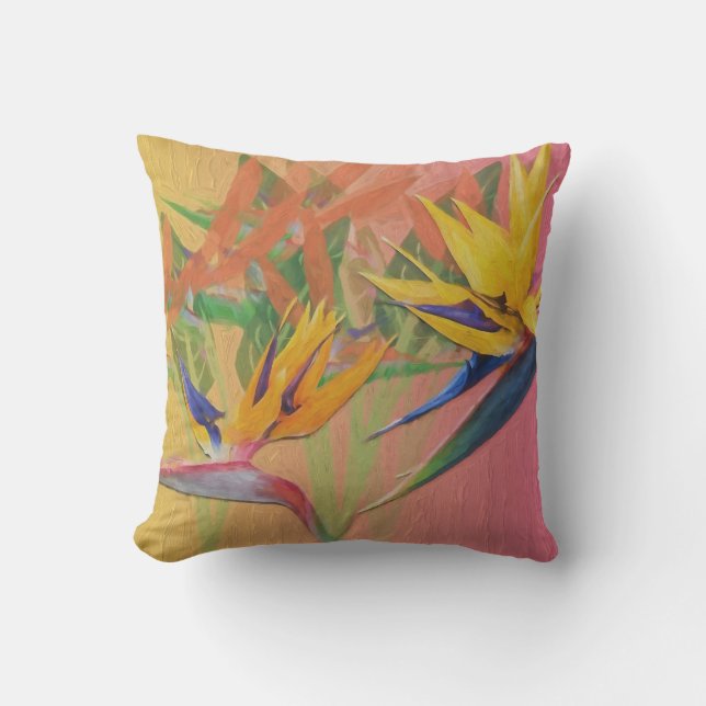 Coussin Oiseaux Fâcheux Du Paradis (Recto)