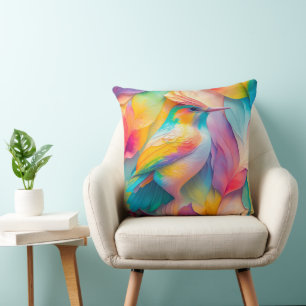 Coussin Oiseaux Imaginaires Oiseaux de soie