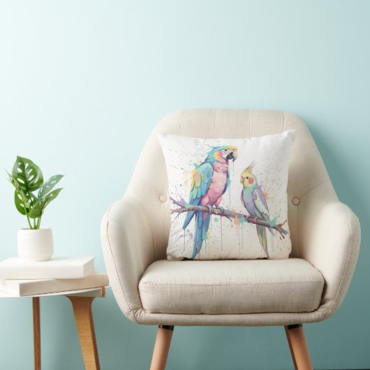Coussin Oiseaux joyeux (Chaise)