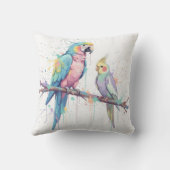 Coussin Oiseaux joyeux (Verso)
