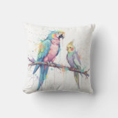 Coussin Oiseaux joyeux (Recto)