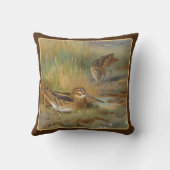 Coussin Oiseaux vintages illustrés, Oiseaux (Verso)
