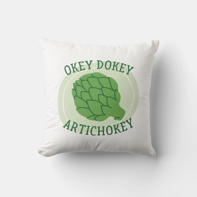 Coussin Okey Dokey Artichokey (Recto)