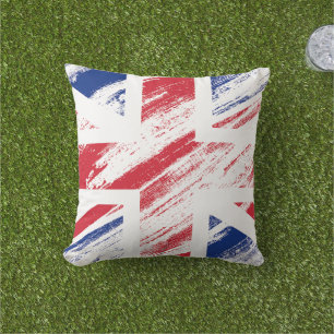 Coussin Old Vintage Grunge United Kingdom Flag Union