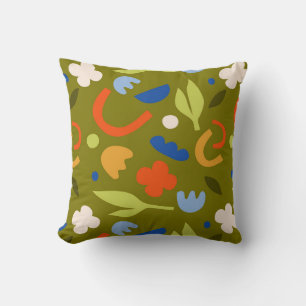 Coussin Olive Meadow