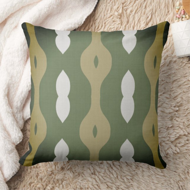 Coussin Olive Rhythm Nordic Atelier  (Couverture)