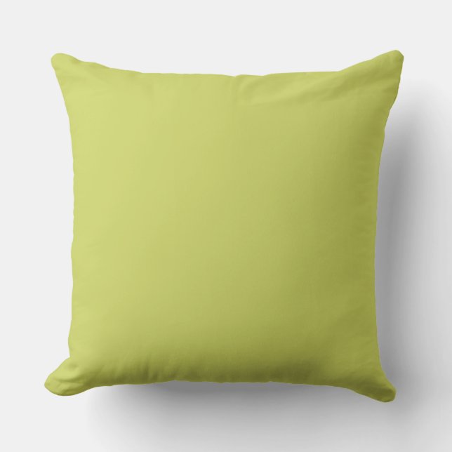 Coussin Olive solide (Recto)