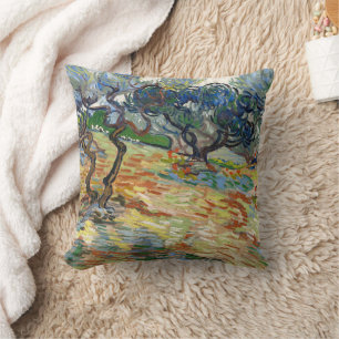 Coussin Olive Trees par Vincent Van Gogh