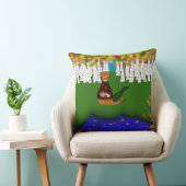 Coussin Oliver L'Automne Polyester De Wolf Lake De La Rivi (Chaise)