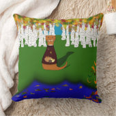 Coussin Oliver L'Automne Polyester De Wolf Lake De La Rivi (Couverture)