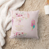 Coussin OLIVIA - Filles Nom Signification Cadeau - Sirène (Couverture)