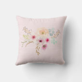 Coussin OLIVIA - Filles Nom Signification Cadeau - Sirène (Verso)